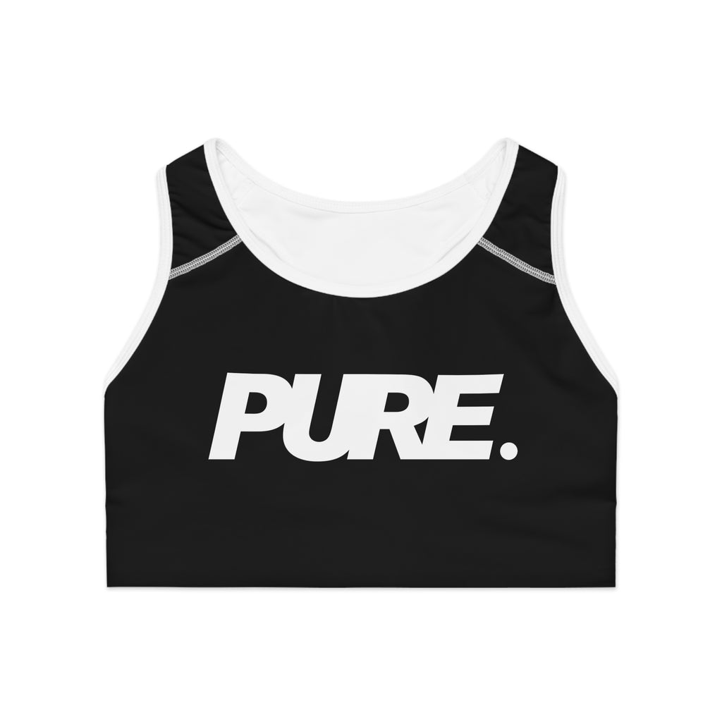 BLACK SPORTS BRA