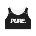 BLACK SPORTS BRA