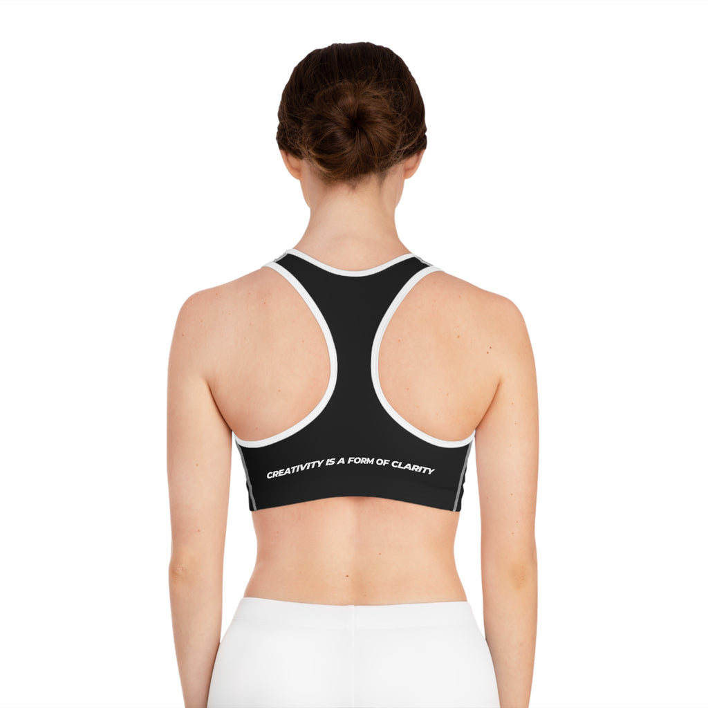 BLACK SPORTS BRA