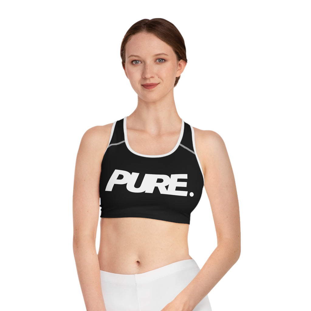 BLACK SPORTS BRA