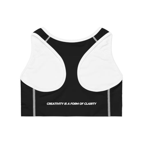 BLACK SPORTS BRA